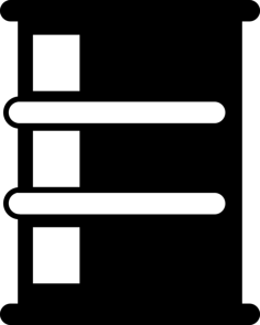 Barrel Container Stencil Svg Vector, Free Vectors File